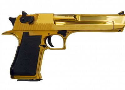 пистолеты, золото, оружие, Desert Eagle, пистолеты, 0,50 кал - похожие обои для рабочего стола