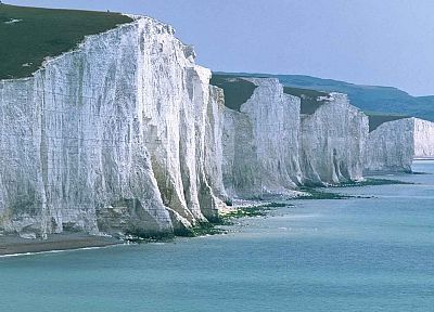Англия, скалы, семь сестер скалы, море - похожие обои для рабочего стола