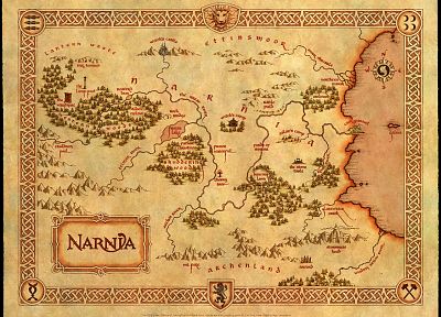 карты, Хроники Нарнии - случайные обои для рабочего стола