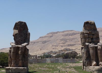 Египет, статуи - копия обоев рабочего стола