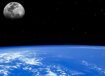 космическое пространство, Луна - случайные обои для рабочего стола