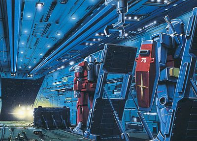 космическое пространство, Gundam, роботы, Mobile Suit Gundam, механизм, RX- 78 - случайные обои для рабочего стола
