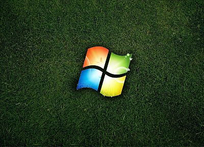 трава, Microsoft Windows - обои на рабочий стол