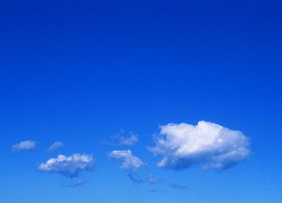 облака, небо, голубое небо - обои на рабочий стол