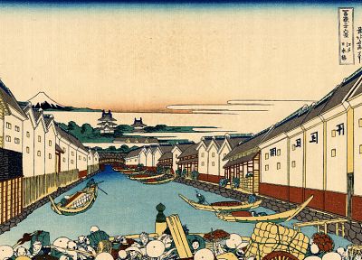 Кацусика Хокусай, Тридцать шесть видов горы Фудзи - копия обоев рабочего стола