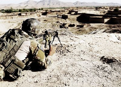 винтовки, американский, солдат, Афганистан - случайные обои для рабочего стола