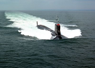 вода, океан, подводная лодка, военно-морской флот - случайные обои для рабочего стола