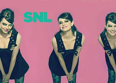 девушки, Эмма Стоун, Saturday Night Live - случайные обои для рабочего стола