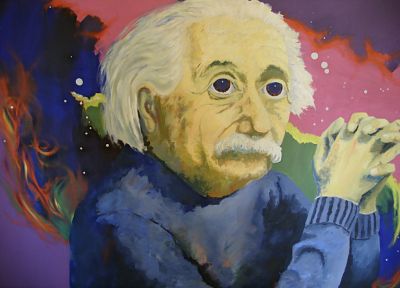 психоделический, ЛСД, Альберт Эйнштейн, произведение искусства - обои на рабочий стол