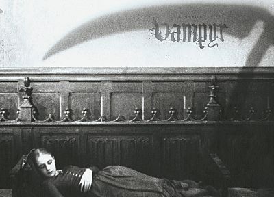 черно-белое изображение, кино, винтаж, вампиры, оттенки серого, монохромный - обои на рабочий стол