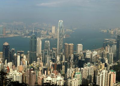 города, здания, Гонконг, небоскребы - случайные обои для рабочего стола