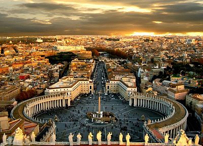 пейзажи, города, Рим, Ватикан, города - случайные обои для рабочего стола