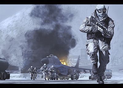 военный, Зов Duty: Modern Warfare 2 - случайные обои для рабочего стола