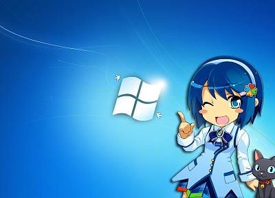Мадобе Нанами, Microsoft Windows, логотипы - обои на рабочий стол