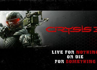 видеоигры, Crytek, Crysis 3 - оригинальные обои рабочего стола
