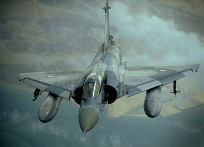 самолет, военный, самолеты, Mirage 2000, французский - копия обоев рабочего стола