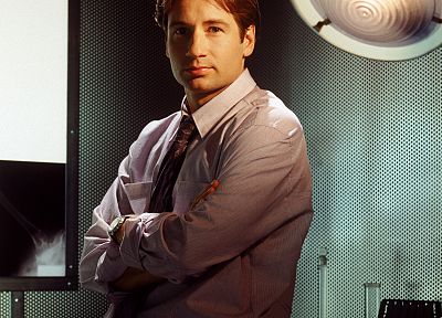 Дэвид Духовны, Фокс Малдер, The X-Files - случайные обои для рабочего стола