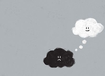картины, облака, счастливый, печальный, мысли - случайные обои для рабочего стола