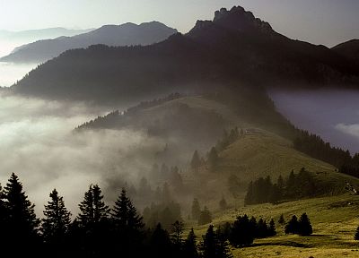 горы, Германия, Бавария, Альпы - копия обоев рабочего стола