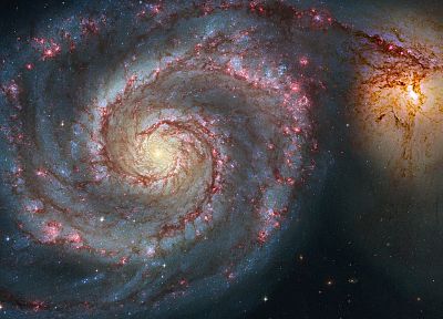 космическое пространство, звезды, галактики - копия обоев рабочего стола