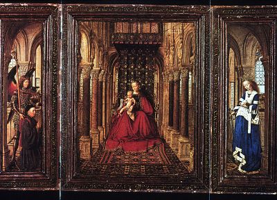 картины, произведение искусства, Ян ван Эйк, средневековый - оригинальные обои рабочего стола