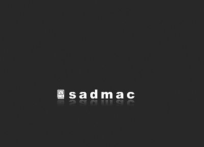 макинтош, печальный, экран смерти, грустно Mac, красное кольцо смерти - обои на рабочий стол