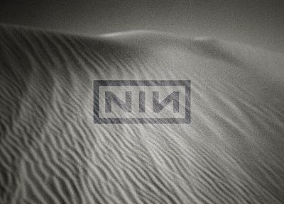 Nine Inch Nails, пустыня, оттенки серого, монохромный - копия обоев рабочего стола