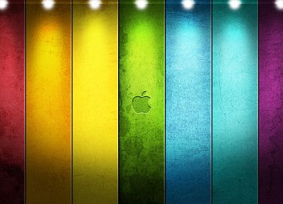 Эппл (Apple), цвета, полосы - копия обоев рабочего стола