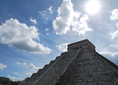 архитектура, здания, Мексика, археология, пирамиды, майя - оригинальные обои рабочего стола
