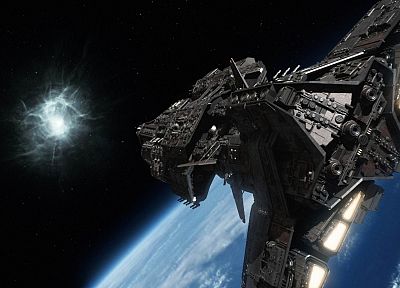 Звездные врата: Атлантида, космические корабли, научная фантастика, транспортные средства - оригинальные обои рабочего стола