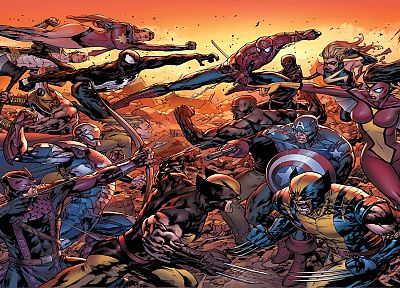 Железный Человек, яд, Человек-паук, Капитан Америка, уроженец штата Мичиган, Мстители комиксы, Марвел комиксы - случайные обои для рабочего стола