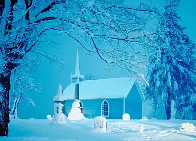зима, церкви - случайные обои для рабочего стола