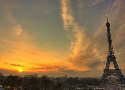 Эйфелева башня, Париж - обои на рабочий стол