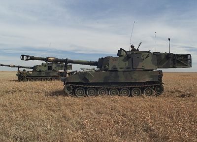 война, танки, Армия США, артиллерия, Паладин M109A6 Самоходная гаубица - случайные обои для рабочего стола
