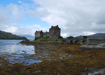 замки, архитектура, Шотландия, Eilean Donan замок - случайные обои для рабочего стола