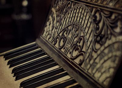 пианино, винтаж - обои на рабочий стол