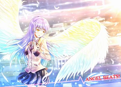 ангелы, Angel Beats!, Tachibana Kanade - случайные обои для рабочего стола