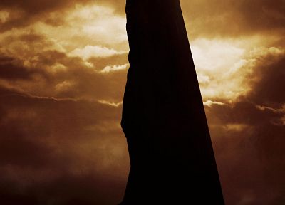 облака, Batman Begins, постеры фильмов - обои на рабочий стол