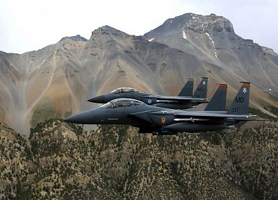 самолет, война, самолеты, самолеты, F-15 Eagle - копия обоев рабочего стола