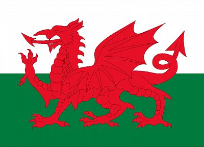 драконы, флаги, Уэльс - случайные обои для рабочего стола