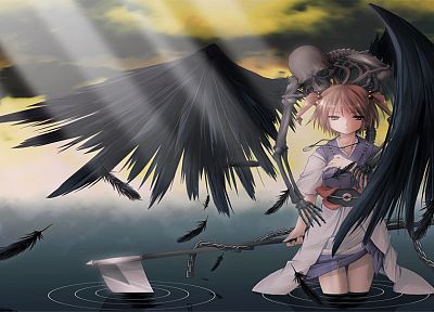 Тохо, крылья, Onozuka Комачи - похожие обои для рабочего стола