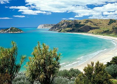 Новая Зеландия, залив - обои на рабочий стол