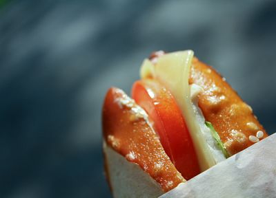 бутерброды, еда, помидоры - обои на рабочий стол
