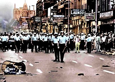 массовые беспорядки, полиция, Детройт - обои на рабочий стол