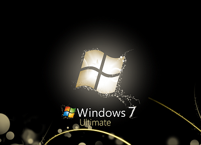 черный цвет, Windows 7, Microsoft, Microsoft Windows, логотипы, операционная кинозал - случайные обои для рабочего стола
