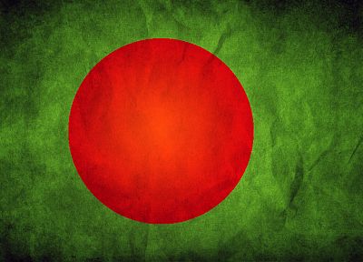 флаги, Бангладеш, сердца - оригинальные обои рабочего стола