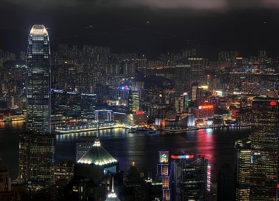 города, Гонконг - обои на рабочий стол