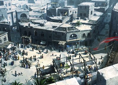 Assassins Creed, города, архитектура, здания, игры - оригинальные обои рабочего стола