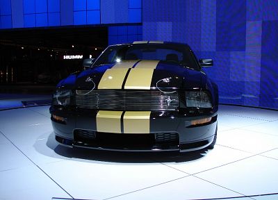 автомобили, мышцы автомобилей, транспортные средства, Форд Мустанг, Shelby Mustang, черные машины, Shelby GT500 - обои на рабочий стол