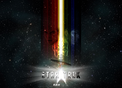 звездный путь, Star Trek логотипы - случайные обои для рабочего стола
